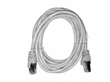 Патч-корд FTP4 cat.5e, 3.0м, литой коннектор, серый, LSZH, NETKO Expert CKC-0
