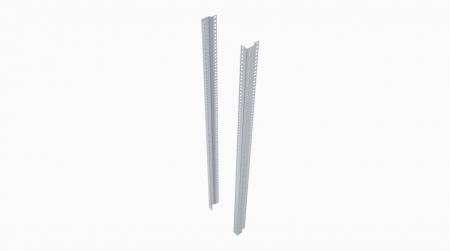 Монтажный профиль 19" DANNMAN MPF19-32U-ZN, 32U, для напольных шкафов, оцинкованная сталь-0