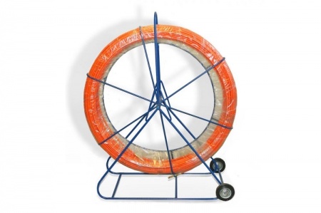 Устройство для затяжки кабеля УЗК в кабельной канализации, диаметр прутка 11 мм, на тележке, 100м-0