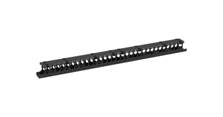 Органайзер кабельный верт,TLK,47U,для шк.TFI,TFA,97х110,металл,с пластик.пальцами,с крепежом,RAL9005-0