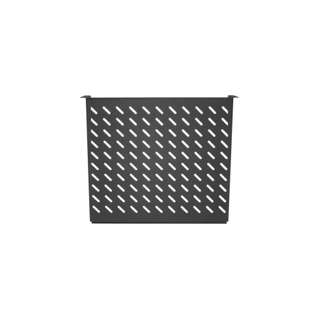 Полка фронтальная TLK, 19", 2U, глубиной 400мм, крепеж в комплекте, RAL 7035-1