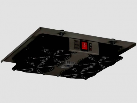 Вентиляторный блок TLK для шкафов TFI и TWI(от 450мм),4 вент,с терморегулятором,без шн.пит,RAL9005-0