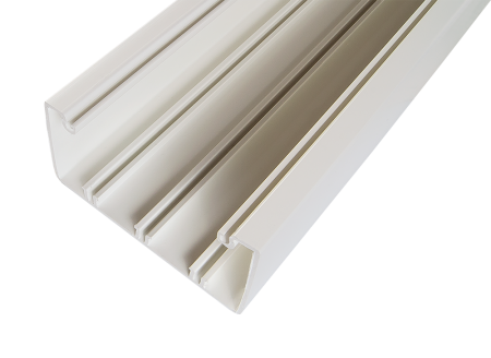 Кабельный канал с крышкой 100х50х2000мм, белый SPL 100001S -1