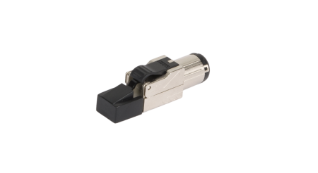 Полевой коннектор NIKOMAX, RJ45/8P8C, Кат.6a, универсальный, самозажимной, полный экран, металлик-0