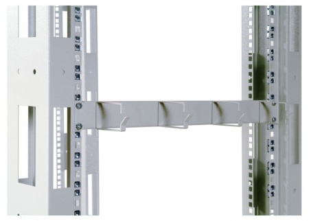 Органайзер 1U 4 кольца, серый-1