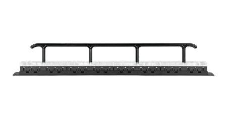 Коммутационная панель NIKOMAX 19", 1U, 48 портов, Кат.5e, неэкранированная, с органайзером, черная-3