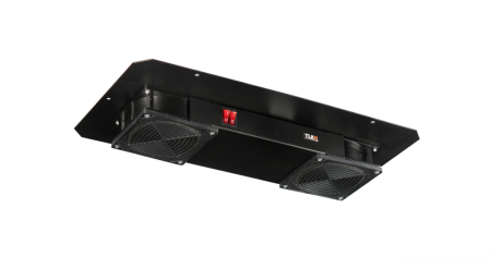 Вентиляторный блок TLK для напольных шкафов TWC,TWA,TWM,2 вент,пластик,с фильтром,без шн.пит.RAL7035-0