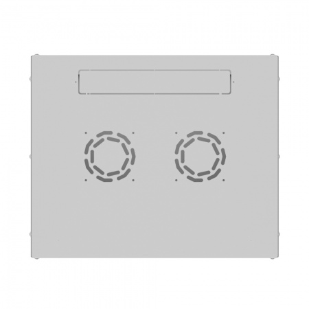 19'' Настенный шкаф NTSS LIME 15U 550×600×770 мм, металлическая дверь, стенки не съемные, RAL 7035-2