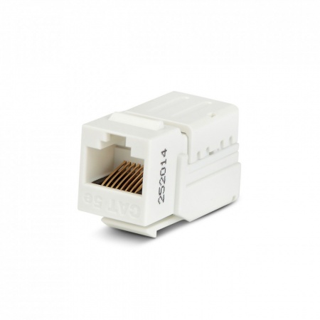Вставка Keystone Jack RJ-45(8P8C), категория 5e, 110 IDC, заделка с помощью NE-TOOL, белая-0