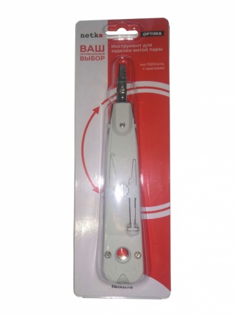 N-3141 Инструмент для заделки витой пары, тип 110/Krone, с крючками, NETKO Optima-3