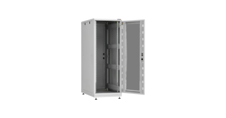 Напольный шкаф PRACTICAL, 19", 33U, стеклянная дверь, Ш600хВ1610хГ1000мм, в разобранном виде, серый-2