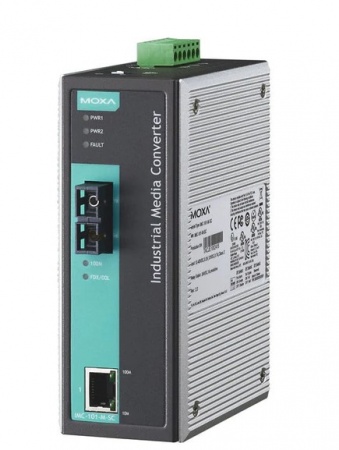 Промышленный медиаконвертер MOXA IMC-101-S-SC-T-0
