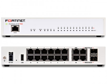 Межсетевой экран Fortinet FortiGate FG-81E-POE-0