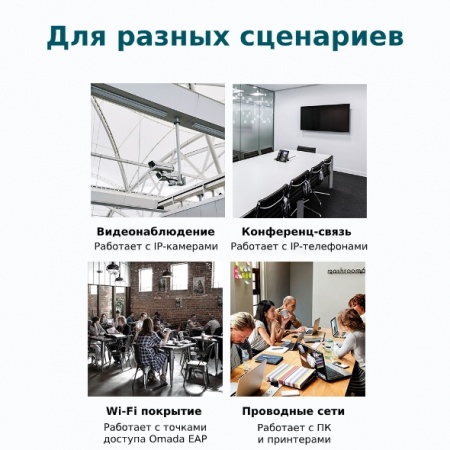 Коммутатор TP-Link TL-SG1218MP-1