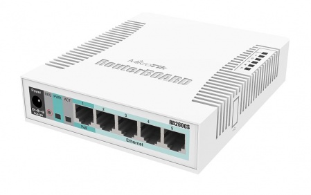 Коммутатор MikroTik CSS106-5G-1S-0