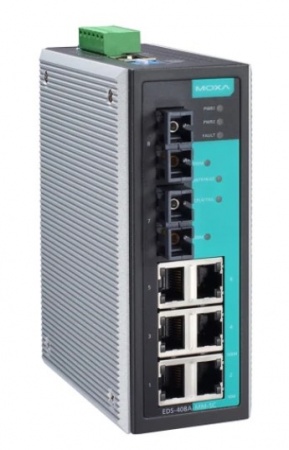 Коммутатор промышленный MOXA EDS-408A-SS-SC-T-0