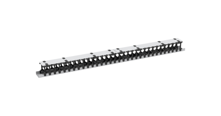 Органайзер кабельный верт,TLK,33U,для шк.TFI,TFA,97х110,металл,с пластик.пальцами,с крепежом,RAL7035-0