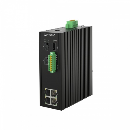 Коммутатор промышленный DPTEK DK3210MI-4T2S-E-1