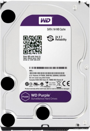 Жёсткий диск WD Purple WD10PURX-0