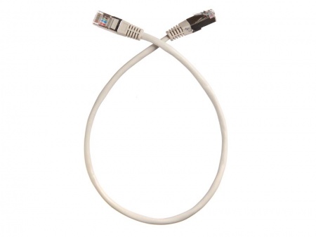 Патч-корд Technolink FTP4 cat 5e, 0.5м, ВС, LSZH, серый, литой коннектор-0