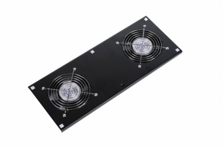 19" Вентиляторный модуль NTSS на 3 элемента с терморегулятором, переднего крепления 1U, RAL 9005-0