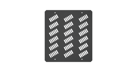 Заглушка проема вентиляторного блока TLK, сплошная, 300х327х1мм, RAL 9005-0