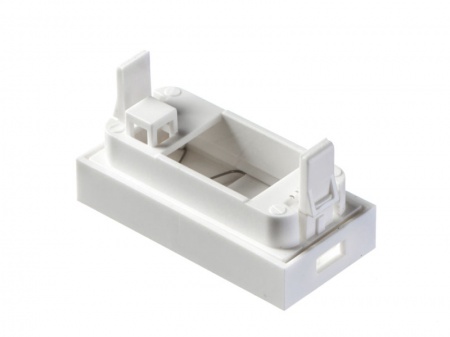 Вставка 45х22,5мм со шторкой для Кейстоуна RJ11, RJ45-1