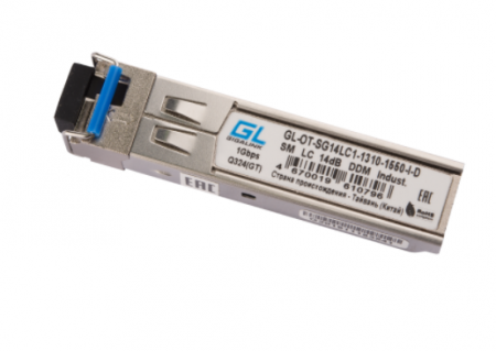 Модуль SFP промышленный GIGALINK GL-OT-SG14LC1-1310-1550-I-D-0