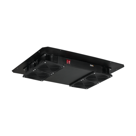 Вентиляторный блок TLK для напольных шкафов TFR,TFL,TFA,4 вент,пластик,с фильтром,без шн.пит.RAL9005-0