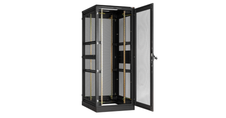 Напольный шкаф Classic 19",47U,перфор. двери, перфор. двухуровневые стенки, 800х2280х1000, RAL9005-1