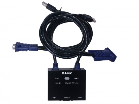 Переключатель KVM D-Link KVM-221-1
