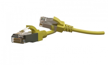 Патч-корд S/FTP, экранированный, категория 6 (100% Fluke Component Tested), 28AWG, LSZH, 2 м, желтый-0