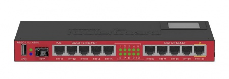 Маршрутизатор MikroTik RB2011UiAS-IN-0