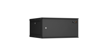 Настенный разборный шкаф Lite 19",6U,металл.дверь,600х303х600мм,2 пары монтажных направл,RAL 9004-0