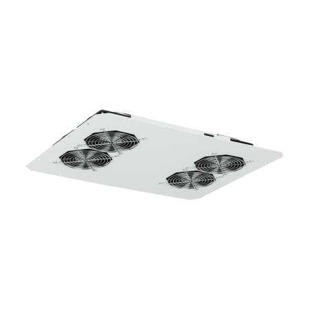 Вентиляторный блок TLK для напольных шкафов серий TFR, TFL, TFA, 4 вентилятора,без шнура пит.RAL7035-1