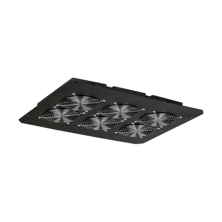 Вентиляторный блок TLK для напольных шкафов TFR,TFL,TFA,6 вент,пластик,с фильтром,без шн.пит.RAL9005-1