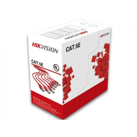 Кабель UTP Hikvision DS-1LN5EO-UU/E Cat 5e PE 4х2х24AWG-0