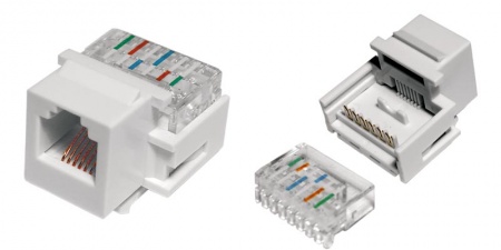 Вставка Keystone Jack, RJ-12(6P6C)-0