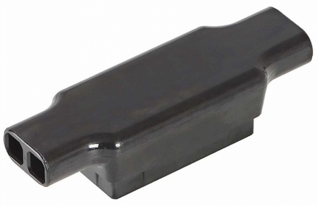 Соединитель однопарный, черный, 0,9-1,3мм (диаметр изоляции до 4,4мм)-1