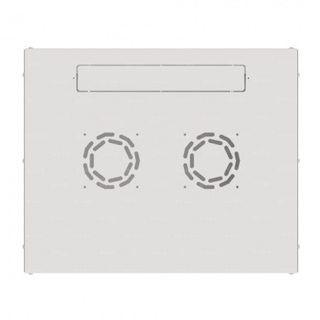 19'' Настенный шкаф NTSS LIME 18U 550×450×900 мм, стеклянная дверь, стенки не съемные, RAL 7035-4