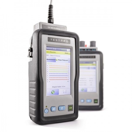 Сертифицирующий кабельный тестер TESTPRO CV100-K50 для медных линий-0