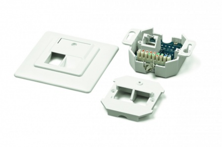 Розетка RJ-45, одинарная, категория 5e, внутренняя-1