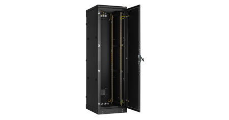 Напольный шкаф TLK 19", 42U, промышленный, цельнометаллические двери, IP54, 600х2070х800мм, RAL 9004-1