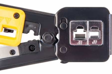 Инструмент обжимной для коннекторов со сквозным отверстием EZNetko plug RJ-45; RJ-11/RJ-12-5