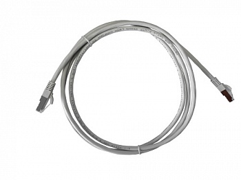 Патч-корд FTP4 cat.6, 2.0м, литой коннектор, серый, LSZH, NETKO Expert CKC