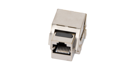 Модуль-вставка NETLAN типа Keystone, Кат.6, экранированный.-0