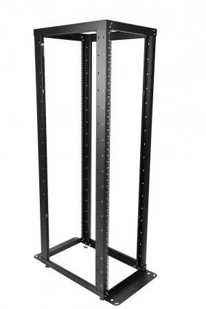 Стойка телекоммуникационная серверная 47U, глубина 1000 мм, цвет черный-0