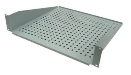 Полка консольная универсальная креп. за 1 раму до 25 кг 2U 400mm-0