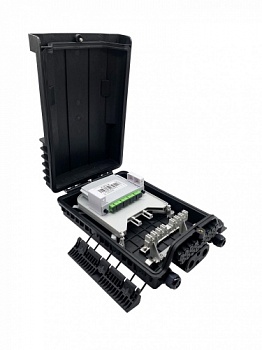HTTB-X140B Кросс оптический настенный с возможностью установки сплиттера LGX