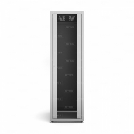 19'' Напольный шкаф NTSS СТАНДАРТ 22U 600х1000 мм, передняя дверь стекло, задняя металл, RAL 7035-0